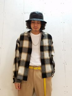 画像3: KIIT(キート) WOOL FLANNEL BLOCK CHECK SHIRTS JKT KIF-P99-004 (IVO)  (3)