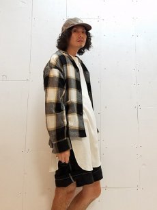 画像5: KIIT(キート) WOOL FLANNEL BLOCK CHECK SHIRTS JKT KIF-P99-004 (IVO)  (5)