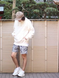 画像5: KIIT(キート) NYLON / COTTON PILE PULLOVER HOODIE KIF-T99-603 (IVO) (5)