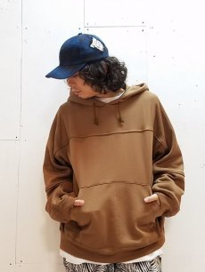 画像4: KIIT(キート) NYLON / COTTON PILE PULLOVER HOODIE KIF-T99-603 (CAM) (4)