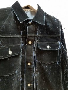 画像2: children of the discordance(チルドレンオブザディスコーダンス) VELVET DENIM JACKET TYPE 507 COTDAC-417 (2)