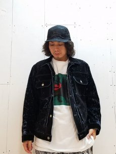 画像5: children of the discordance(チルドレンオブザディスコーダンス) VELVET DENIM JACKET TYPE 507 COTDAC-417 (5)