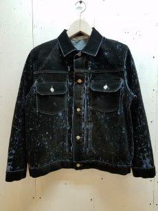 画像1: children of the discordance(チルドレンオブザディスコーダンス) VELVET DENIM JACKET TYPE 507 COTDAC-417 (1)