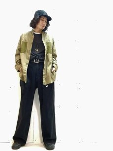 画像6: KIIT(キート)11.5OZ DENIM EASY WIDE PANTS KIF-P95-003(BLK) (6)