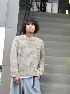 画像4: KIIT(キート) 3G KID MOHAIR BLEND MELANGE PULL OVER KNIT  KIF-K98-802 (4)