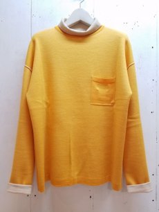 画像5: KIIT(キート) REVERSIBLE WOOL TURTLE NECK KNIT KIF-K97-105 (IVO/YEL)   (5)