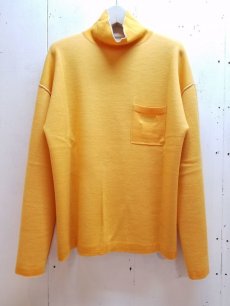 画像3: KIIT(キート) REVERSIBLE WOOL TURTLE NECK KNIT KIF-K97-105 (IVO/YEL)   (3)