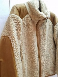 画像2: KIIT(キート) WOOL BOA FLEECE HI NECK BLOUSON KIF-Y98-104 (BGE) (2)