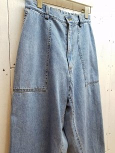 画像2: KIIT(キート)11.5OZ DENIM EASY WIDE PANTS KIF-P95-003(IND BLEACH) (2)