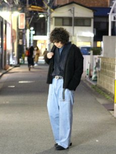 画像5: KIIT(キート)11.5OZ DENIM EASY WIDE PANTS KIF-P95-003(IND BLEACH) (5)