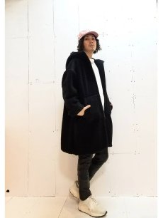 画像6: ★SALE 40% OFF★KIIT(キート) WOOL BOA FLEECE HOODIE COAT KIF-C96-104 (BLK) (6)