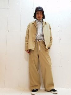 画像4: KIIT(キート) COTTON GABARDINE OPEN COLLAR JACKET KIG-J99A-001 (4)