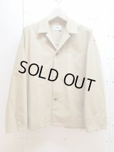 KIIT(キート) COTTON GABARDINE OPEN COLLAR JACKET KIG-J99A-001