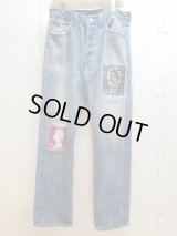 children of the discordance(チルドレンオブザディスコーダンス) VINTAGE EMBROIDERY DENIM PANTS COTDPT-322A(BLU)
