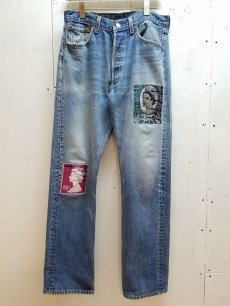 画像1: children of the discordance(チルドレンオブザディスコーダンス) VINTAGE EMBROIDERY DENIM PANTS COTDPT-322A(BLU) (1)