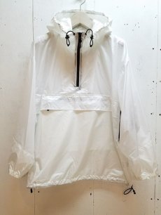 画像1: KIIT(キート)  WATER PROOF NYLON TAFFETA ANORAK KIG-Y96-603(WHT) (1)