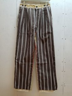 画像1: children of the discordance(チルドレンオブザディスコーダンス) JAPANESE STRIPE TUCK TROUSERS COTDPT-319 (1)