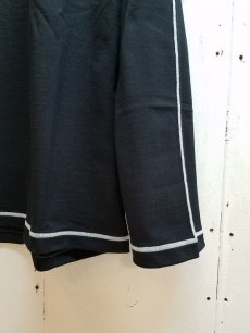 画像3: KIIT(キート) COTTON STRONG TWIST YARN L/SLEEVE STICH TEE KIG-T94-012(BLK) (3)