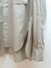画像3: KIIT(キート) 80/1 COTTON TYPEWRITER CLOTH OVER SLIT SHIRTS KIG-B98-007 (3)