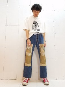 画像6: children of the discordance(チルドレンオブザディスコーダンス) NY VINTAGE TRENCH DENIM PANTS COTDNYPT-310 (6)