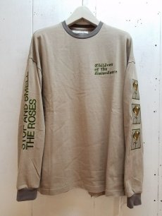 画像1: children of the discordance(チルドレンオブザディスコーダンス) SASTR ROSE EMBROIDERY P/O COTDCS-208(KHAKI) (1)