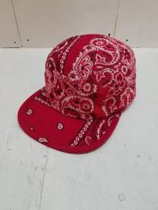 画像1: children of the discordance(チルドレンオブザディスコーダンス) VINTAGE BANDANA PATCH CAP COTDAC-814(RED) (1)