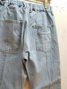 画像3: KIIT(キート) 12.5OZ DENIM CENTER SLIT CUTOFF PANTS KIH-P97B-009(IND.B) (3)