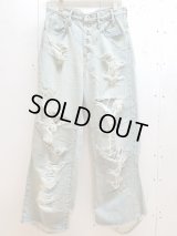 SUGARHILL(シュガーヒル）CRUSHED CONSTRUCTED DENIM PANTS 19AWPT03