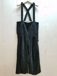 画像2: SUGARHILL(シュガーヒル）SUSPENDER CORDUROY SAILOR PANTS 19AWPT08 (2)