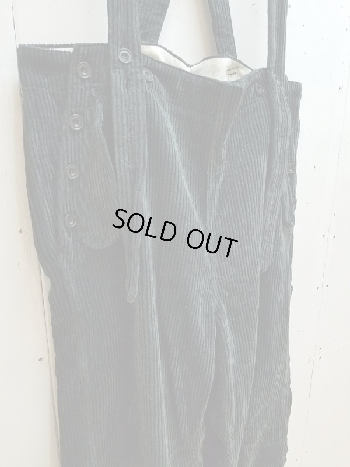 画像3: SUGARHILL(シュガーヒル）SUSPENDER CORDUROY SAILOR PANTS 19AWPT08 (3)