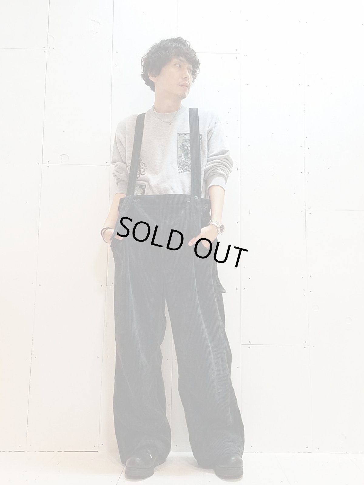 画像7: SUGARHILL(シュガーヒル）SUSPENDER CORDUROY SAILOR PANTS 19AWPT08 (7)