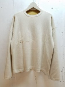 画像2: KIIT(キート) MERINO WOOL REVERSIBLE CREW NECK KNIT KIH-K97-106 (2)