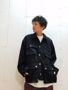 画像9: KIIT(キート) P/C W FACE FIELD JACKET KIH-Y97-502(BLK) (9)