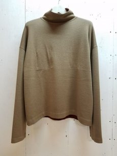 画像2: KIIT(キート) MERINO WOOL REVERSIBLE  TURTLE NECK KNIT KIH-K98-106(TER) (2)