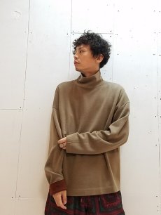 画像4: KIIT(キート) MERINO WOOL REVERSIBLE  TURTLE NECK KNIT KIH-K98-106(TER) (4)