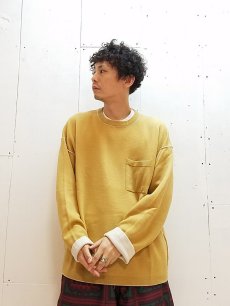 画像3: KIIT(キート) MERINO WOOL REVERSIBLE CREW NECK KNIT KIH-K97-106 (3)