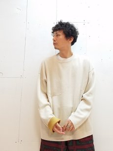 画像4: KIIT(キート) MERINO WOOL REVERSIBLE CREW NECK KNIT KIH-K97-106 (4)