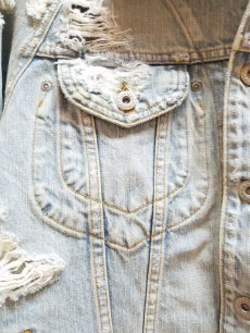 画像5: SUGARHILL(シュガーヒル）CRUSHED DENIM JACKET 19AWJK03 (5)