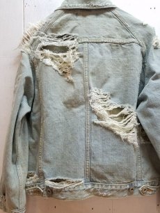 画像6: SUGARHILL(シュガーヒル）CRUSHED DENIM JACKET 19AWJK03 (6)