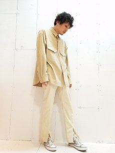 画像6: KIIT(キート) 8W STRECH CORDUROY CENTER SLIT CUTOFF 5P PANTS KIH-P97A-006(IVO) (6)