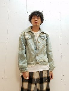 画像7: SUGARHILL(シュガーヒル）CRUSHED DENIM JACKET 19AWJK03 (7)