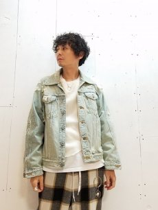 画像8: SUGARHILL(シュガーヒル）CRUSHED DENIM JACKET 19AWJK03 (8)