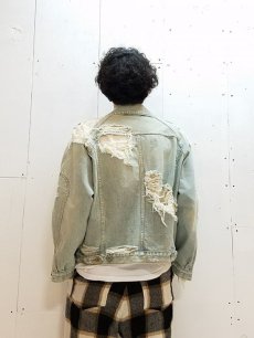 画像10: SUGARHILL(シュガーヒル）CRUSHED DENIM JACKET 19AWJK03 (10)