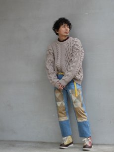 画像4: children of the discordance(チルドレンオブザディスコーダンス) NY VINTAGE TRENCH DENIM PANTS COTDNYPT-310 (4)