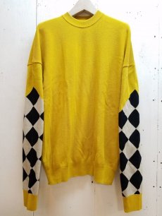 画像1: children of the discordance(チルドレンオブザディスコーダンス) DIA SLEEVE OVERSIZED KNIT PO COTDKN-622 (1)