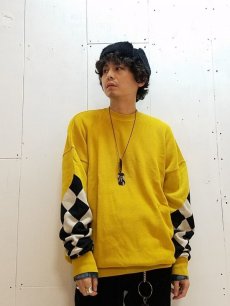 画像4: children of the discordance(チルドレンオブザディスコーダンス) DIA SLEEVE OVERSIZED KNIT PO COTDKN-622 (4)