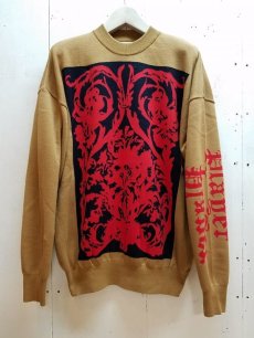 画像1: children of the discordance(チルドレンオブザディスコーダンス) FLAG DOUBLE FACE PO KNIT COTDKN-624 (1)