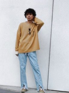 画像6: KIIT(キート) MERINO WOOL REVERSIBLE CREW NECK KNIT KIH-K97-106 (6)