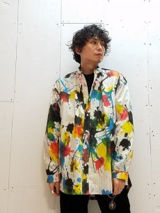 画像4: children of the discordance(チルドレンオブザディスコーダンス) ONE OFF HAND DYEING SHIRT COTDSH-117C(WHT) (4)