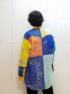 画像6: children of the discordance(チルドレンオブザディスコーダンス) VINTAGE BANDANA PATCHWORK SHIRT COTDSH-112(MIX) (6)